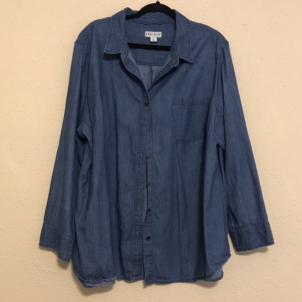 Ava & Viv Denim Shirt